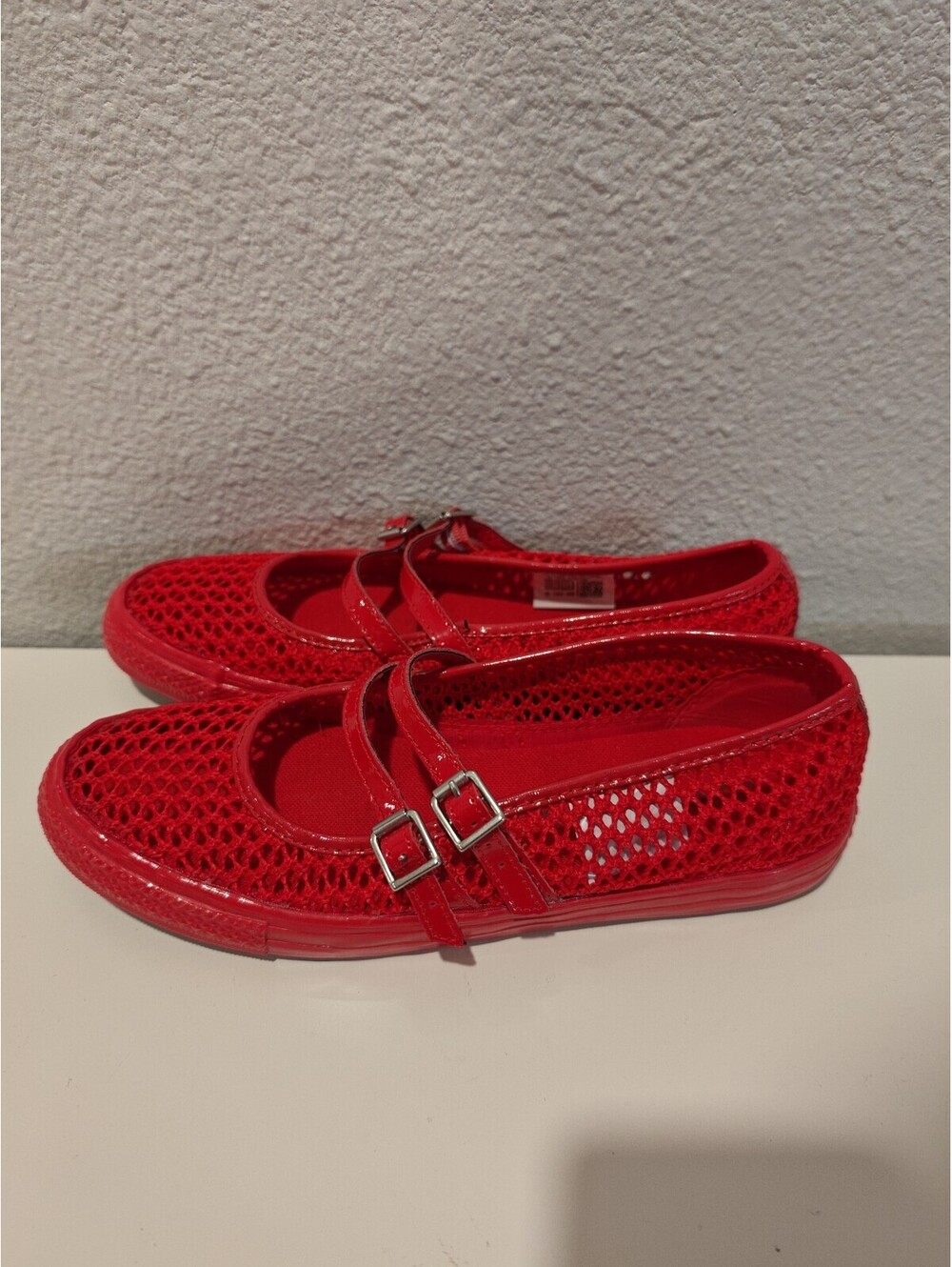 Converse Red Women's Mary Jane Slip-On Shoes Size 9